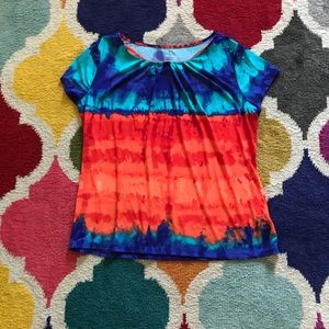 Worthington PXL petite work short sleeve top